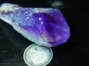 Amethyst point 2" long