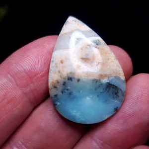 Ocean picture stone cabochon D
