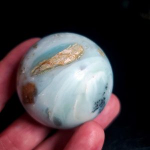 Ocean picture stone sphere C