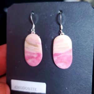 Rhodonite earring set B