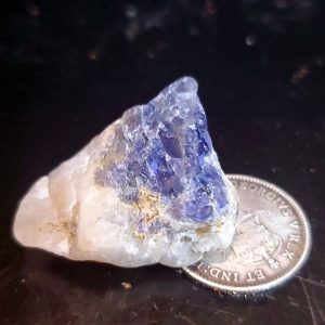 Dan's pick Iolite on quartz