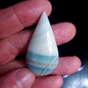 Ocean picture stone cabochon O