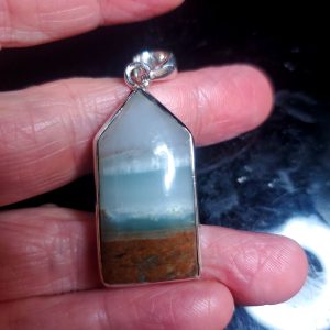 Ocean Picture stone pendant C