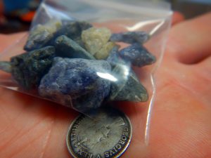 Iolite Chunk Bag 100+ Ct