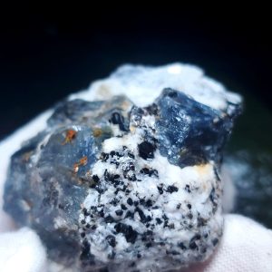 Blue Jay sapphire from August video specimen X