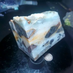 Ocean picture stone - Sphere Blank C (2")