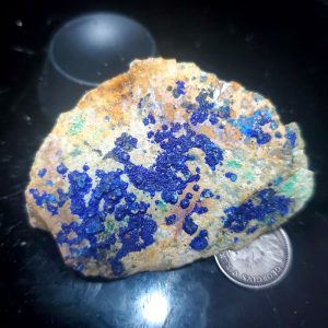Malachite and azurite specimen H