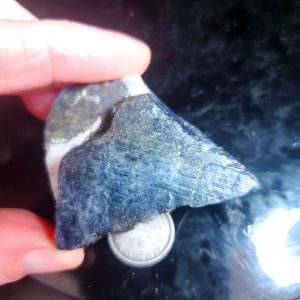 Blue Jay sapphire from August video specimen J