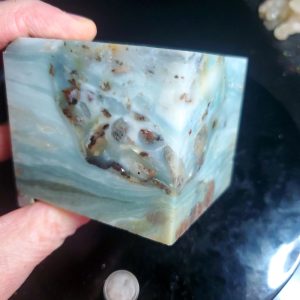 Ocean picture stone - Sphere Blank E (2")