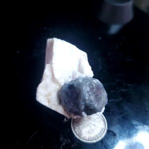 Blue Jay sapphire from August video specimen V