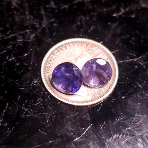 Iolite round facet A