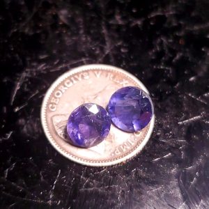 Iolite round facet B