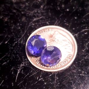 Iolite round facet D