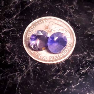 Iolite round facet E