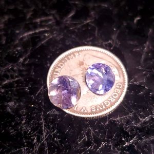 Iolite round facet F