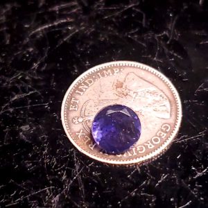 Iolite round facet G