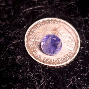 Iolite round facet J