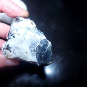 Blue Jay sapphire from August video specimen K