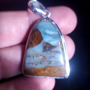 Ocean Picture stone pendant F