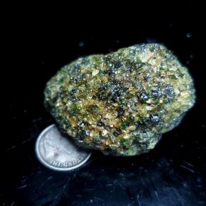 Peridot Xenolith Q - tumbled