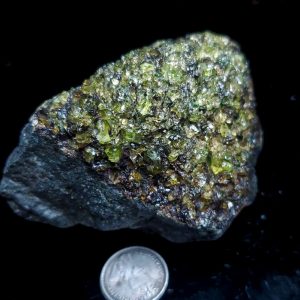 Peridot Xenolith T - tumbled