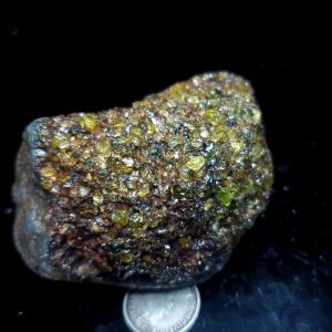 Peridot Xenolith W - tumbled