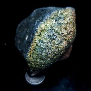 Peridot Xenolith X - tumbled