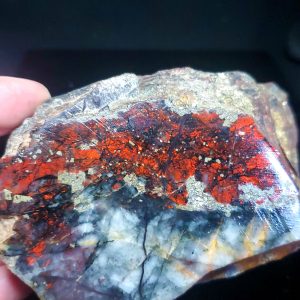 Red jasper specimen F